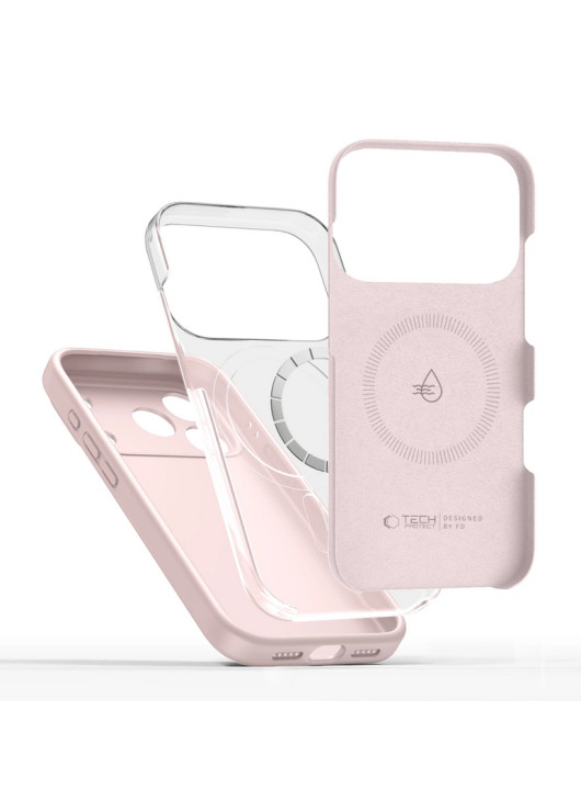 TECH-PROTECT SILICONE MAGSAFE Apple iPhone 17 Pro Max Tech-Protect Jasnoróżowy