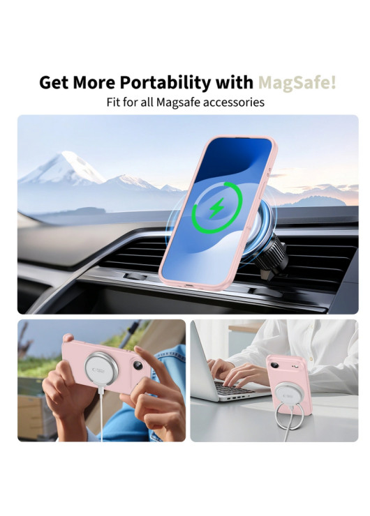 TECH-PROTECT SILICONE MAGSAFE Apple iPhone 17 Tech-Protect Jasnoróżowy