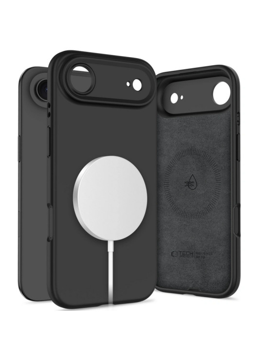 TECH-PROTECT SILICONE MAGSAFE BLACK Apple iPhone 17 AIR Tech-Protect Czarny