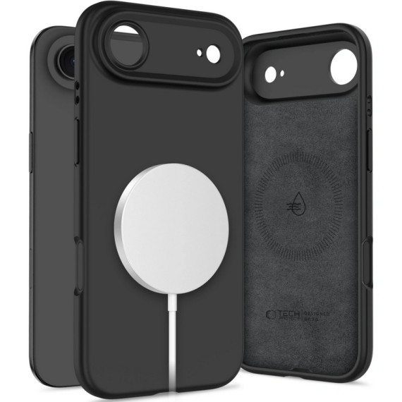TECH-PROTECT SILICONE MAGSAFE BLACK Apple iPhone 17 AIR Tech-Protect Czarny