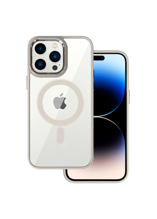 Tel Protect Magnetic Clear Case Apple iPhone 12 Pro Max Tel Protect Tytanowy