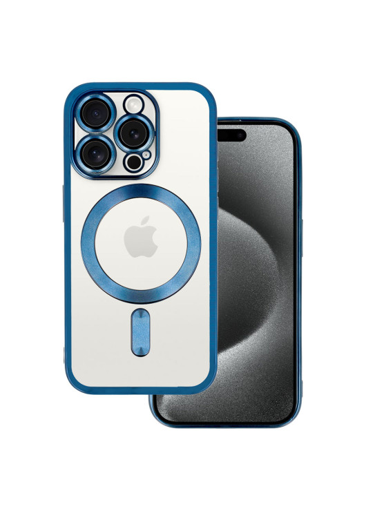 Metallic Magsafe Case Apple iPhone 12 Pro Max Granatowy