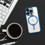 Metallic Magsafe Case Apple iPhone 12 Pro Max Granatowy