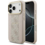 GUESS futerał kompatybilny z MagSafe GUHMP17LPG4SEMCP (PU W/ 4G PU Stripe) różowy Apple iPhone 17 Pro Guess Różowy