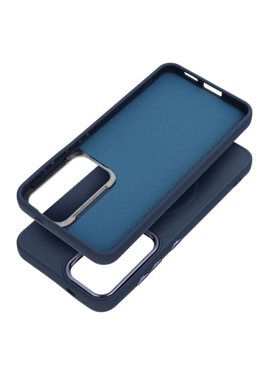 Etui FRAME MAG COVER kompatybilny z MagSafe Samsung Galaxy A55 5G Granatowy