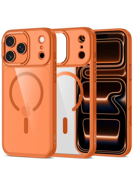 TECH-PROTECT MAGMAT MAGSAFE COSMIC ORANGE/ CLEAR Apple iPhone 17 Pro Tech-Protect Pomarańczowy