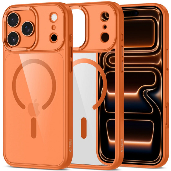 TECH-PROTECT MAGMAT MAGSAFE COSMIC ORANGE/ CLEAR Apple iPhone 17 Pro Tech-Protect Pomarańczowy