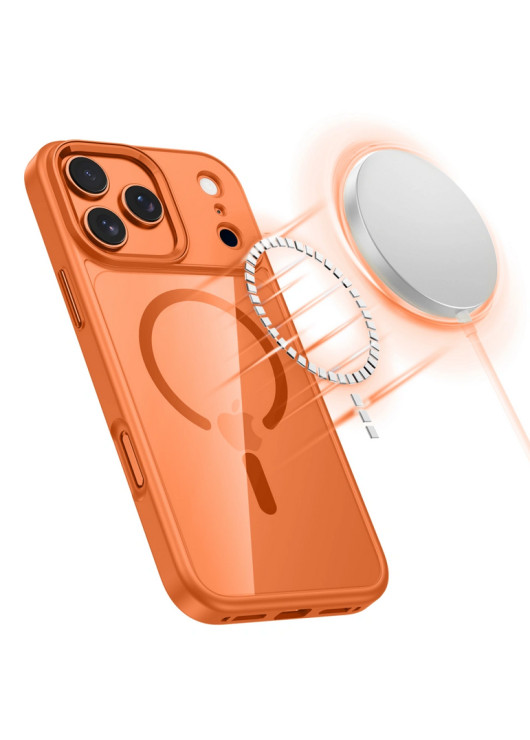 TECH-PROTECT MAGMAT MAGSAFE COSMIC ORANGE/ CLEAR Apple iPhone 17 Pro Tech-Protect Pomarańczowy