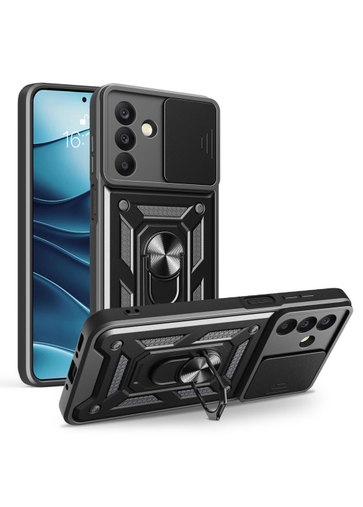 Slide Camera Armor Case Samsung A17 Czarny