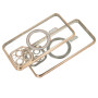 Bling Magsafe Case Samsung A17 Złoty