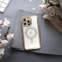 Bling Magsafe Case Samsung A17 Złoty