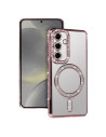 Bling Magsafe Case Samsung Galaxy S25 Odcienie różowego