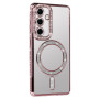 Bling Magsafe Case Samsung Galaxy S25 Odcienie różowego