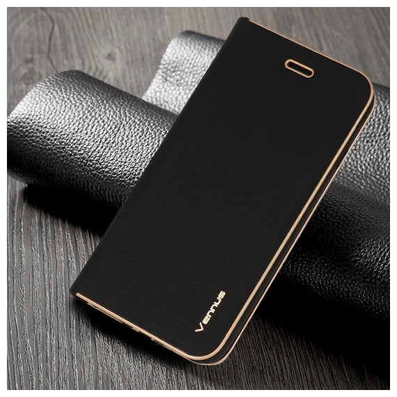 Etui Portfel Apple Iphone 13 Pro Max Vennus Czarny