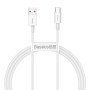 Baseus kabel Superior USB - USB-C 1,0 m biały 66W USB C Baseus Biały