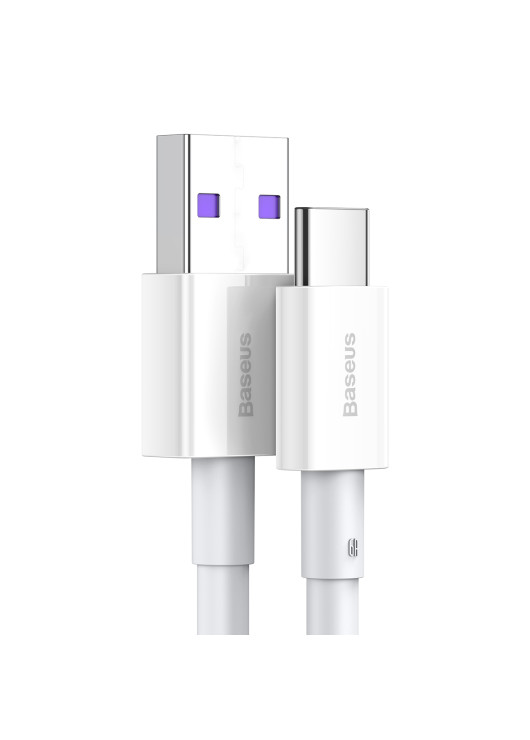 Baseus kabel Superior USB - USB-C 1,0 m biały 66W USB C Baseus Biały