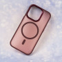 Nakładka Frozen Mag Samsung Galaxy S25 Inny Odcień bordowego
