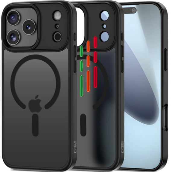 TECH-PROTECT MAGMAT XT 4-SET MAGSAFE MATTE BLACK Apple iPhone 17 Pro Max Tech-Protect Czarny
