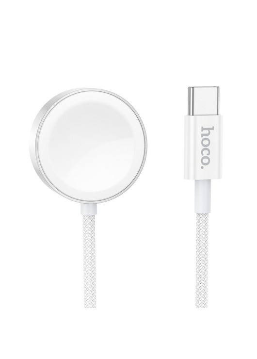 Ładowarka indukcyjna Hoco 2,5W USB C kompatyblina z Apple Watch i Samsung Watch CW59 biała Hoco Biały