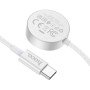 Ładowarka indukcyjna Hoco 2,5W USB C kompatyblina z Apple Watch i Samsung Watch CW59 biała Hoco Biały