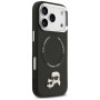 KARL LAGERFELD futerał kompatybilny z MagSafe KLHMP17XPSMLRKCK (PU K&C Pins) czarny