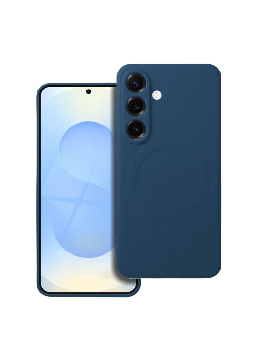 Futerał Silicone Mag Cover Samsung Galaxy S25 Inny Niebieski
