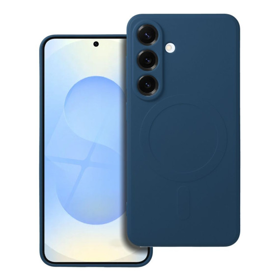 Futerał Silicone Mag Cover Samsung Galaxy S25 Inny Niebieski