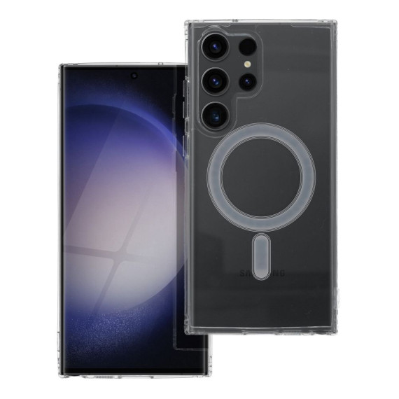 Futerał CLEAR MAG COVER kompatybilny z MagSafe Samsung S23 Ultra Przezroczysty