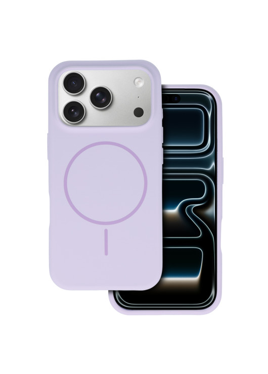 Etui Magsafe Slim Silicone Apple iPhone 17 Pro Max Fioletowy