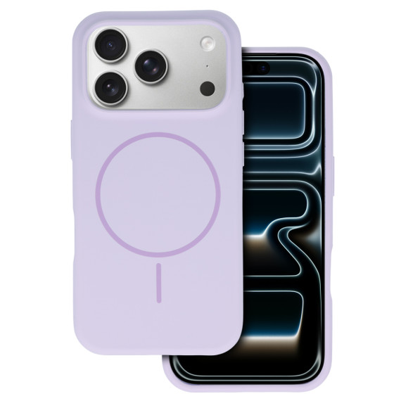 Etui Magsafe Slim Silicone Apple iPhone 17 Pro Max Fioletowy