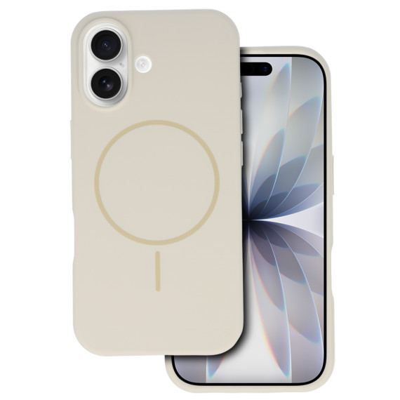 Etui Magsafe Slim Silicone Apple iPhone 17 Beżowy