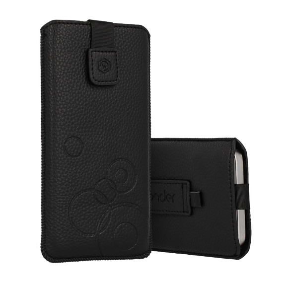 Kieszonka WONDER Deko (ROZMIAR L) do Iphone 13 Mini/12 Mini/SE 2020/2022/7/8 czarna Inny Czarny