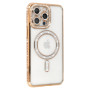 Bling Magsafe Case Apple iPhone 17 Złoty