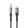 BWOO kabel AUX 3.5mm - USB-C BO-AUX066 czarny Aux Bwoo Odcienie czarnego