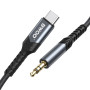 BWOO kabel AUX 3.5mm - USB-C BO-AUX066 czarny Aux Bwoo Odcienie czarnego