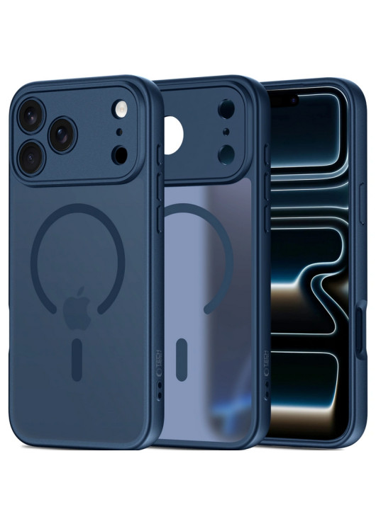 TECH-PROTECT BASICMAG MAGSAFE IPHONE MATTE DEEP BLUE Apple iPhone 17 Pro Tech-Protect Granatowy