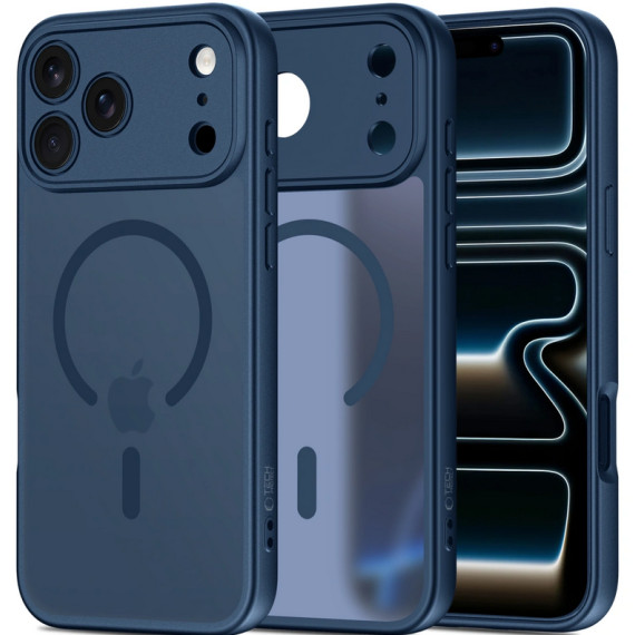 TECH-PROTECT BASICMAG MAGSAFE IPHONE MATTE DEEP BLUE Apple iPhone 17 Pro Max Tech-Protect Granatowy