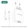 Jokade ładowarka sieciowa JB100 PD30W Typ C Kabel Typ C Lightning Typ C / Typ C JOKADE Biały
