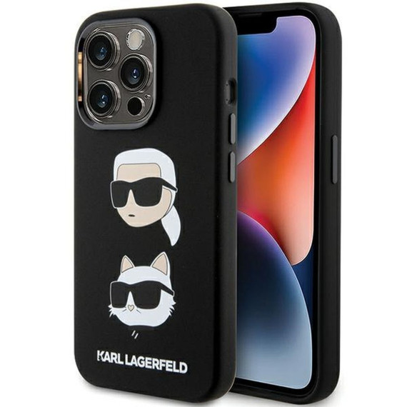 KARL LAGERFELD futerał KLHCP15XSDHKCNK (Silicone KC) czarny Apple Iphone 15 Pro Max Karl Lagerfeld Czarny
