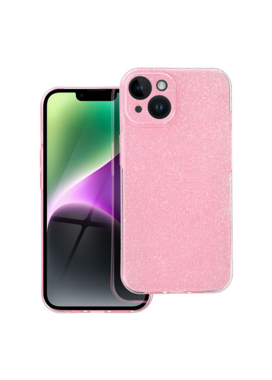 Futerał CLEAR CASE 2mm BLINK Samsung S25 FE Różowy