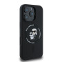 KARL LAGERFELD futerał kompatybilny z MagSafe KLHMP16XSCMKCRHK (Silicone KC Body Ring) czarny