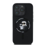 KARL LAGERFELD futerał kompatybilny z MagSafe KLHMP16XSCMKCRHK (Silicone KC Body Ring) czarny