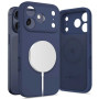 TECH-PROTECT SILICONE MAGSAFE IPHONE DEEP BLUE Apple iPhone 17 Pro Tech-Protect Granatowy