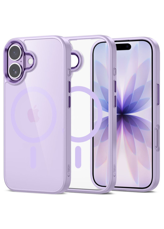 TECH-PROTECT MAGMAT MAGSAFE LAVENDER/CLEAR Apple iPhone 17 Tech-Protect Fioletowy