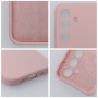 Futerał SILICONE CASE 2mm Samsung Galaxy S25 Ultra Jasnoróżowy