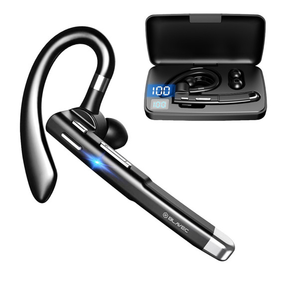 Blavec Słuchawka Bluetooth Discover 55 Multipoint + power bank (BHDI55-B) czarna Blavec Czarny