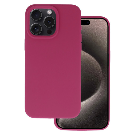 Tel Protect Silicone Premium Apple iPhone 16 pro Tel Protect Malinowy