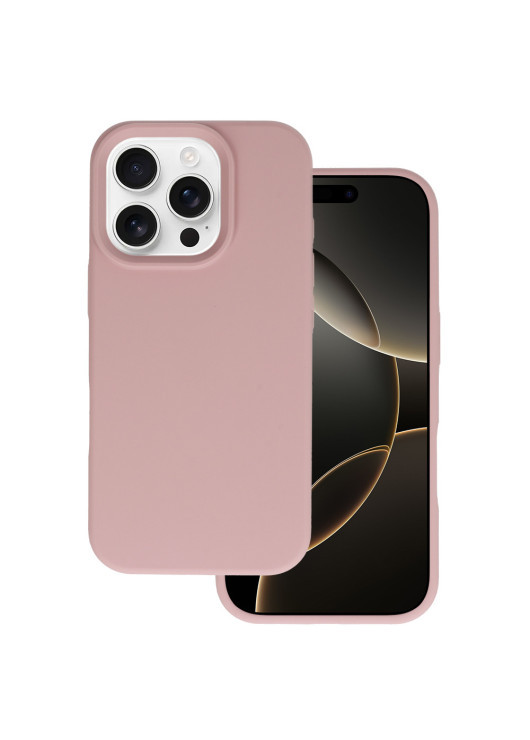 Tel Protect Silicone Premium Apple iPhone 16 pro Tel Protect Jasnoróżowy