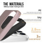 Etui nakładka Triangle Case Samsung Galaxy A35 5G Złoty Róż