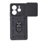 Slide Camera Armor Case Xiaomi Redmi Note 14 5G Czarny